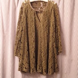 Altar'd State olive  mini-dress or tunic